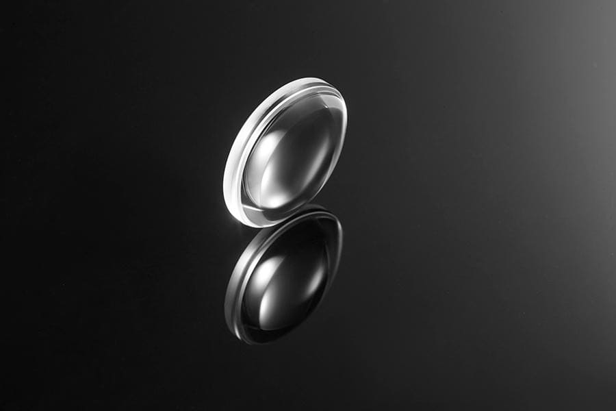 불화 칼슘 플랫 볼록 렌즈