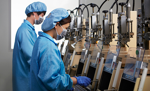 구면 광택 작업장